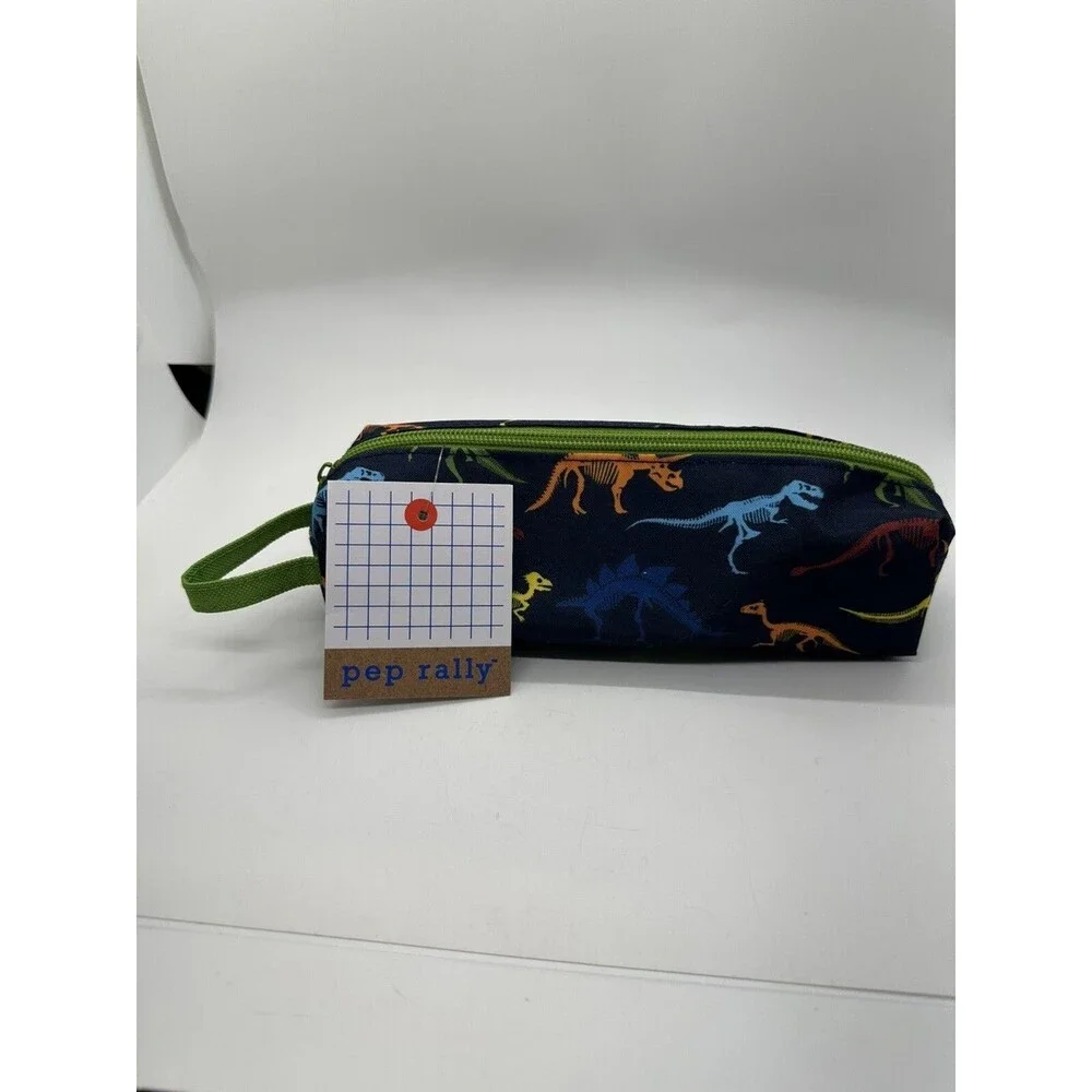 NWT Pep Rally Dinosaur Fossil Pencil Cases Lot Of 15